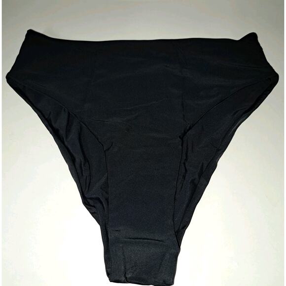 OMKAGI Bandeau Off Shoulder High Waist Bikini Size Small Black - Picture 4 of 6